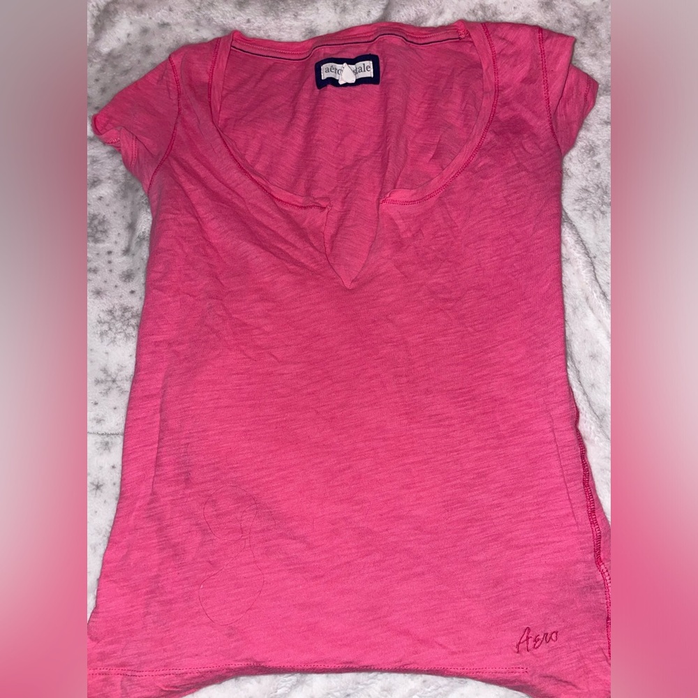 Aeropostale low cut pink t shirt S/P